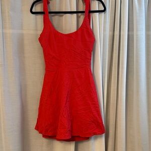 Halara Red Sleeveless Dress
